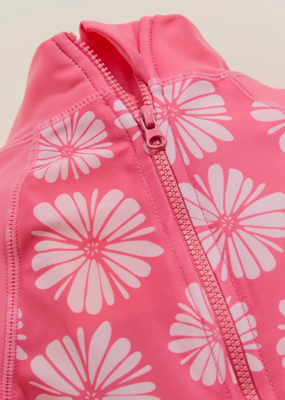 Regatta Pink Haze Petal Flower Kids Rash Suit Quick Drying (9 Months- 4 Years)