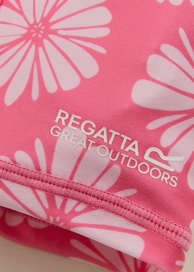 Regatta Pink Haze Petal Flower Kids Rash Suit Quick Drying (9 Months- 4 Years)