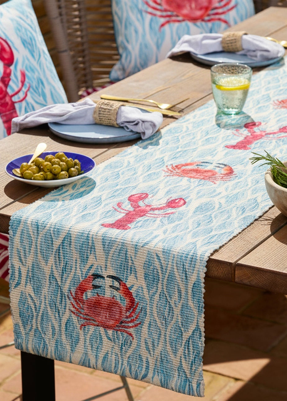 Wylder Abersoch Lobster Marine Outdoor Cushion (45 x 45cm)