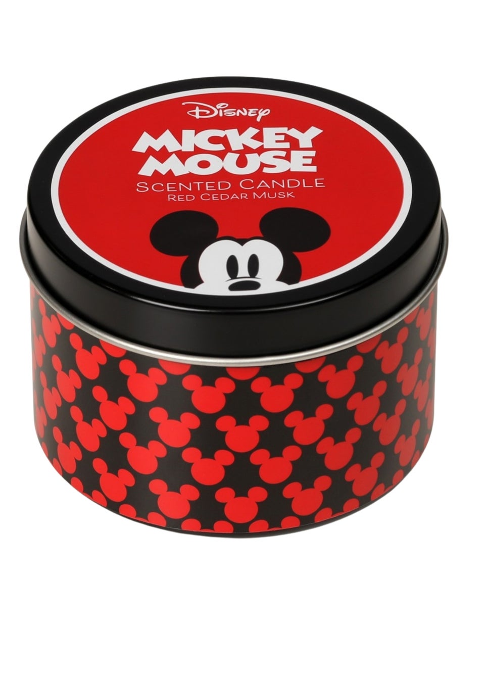 Disney White Mickey Mouse Scented Tin Candle 175G Cedar Musk