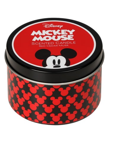 Disney White Mickey Mouse Scented Tin Candle 175G Cedar Musk
