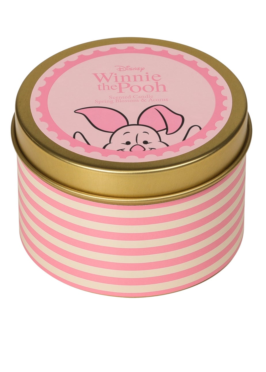 Disney Winnie the Pooh Scented Candle Piglet Pink Spring Blossom & Acorns Scent 175G 1 Wick