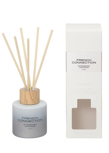 French Connection Reed Diffuser Silver French Connection Ombre Shimmering Lavender 100ML (6 Reeds)