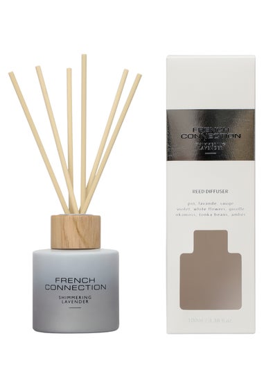 French Connection Reed Diffuser Silver French Connection Ombre Shimmering Lavender 100ML (6 Reeds)