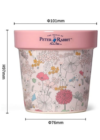 Peter Rabbit Ceramic Scented Candle Pink Rose & Eucalyptus 277G 1 Wick