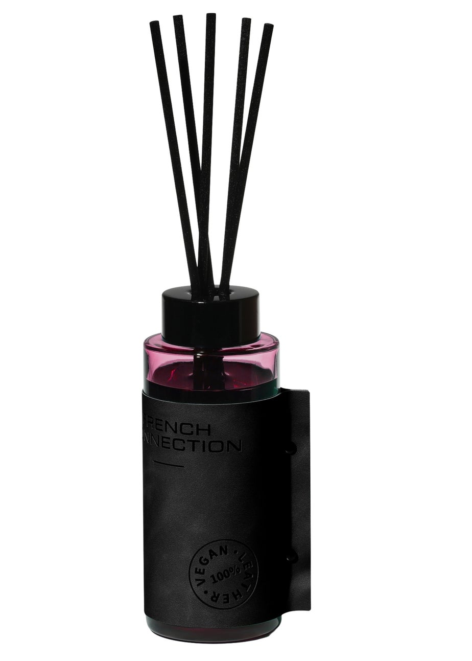French Connection Reed Diffuser 180ml Pink Leather Range Dark Rum & Rose Scented