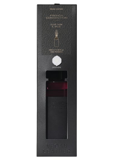 French Connection Reed Diffuser 180ml Pink Leather Range Dark Rum & Rose Scented