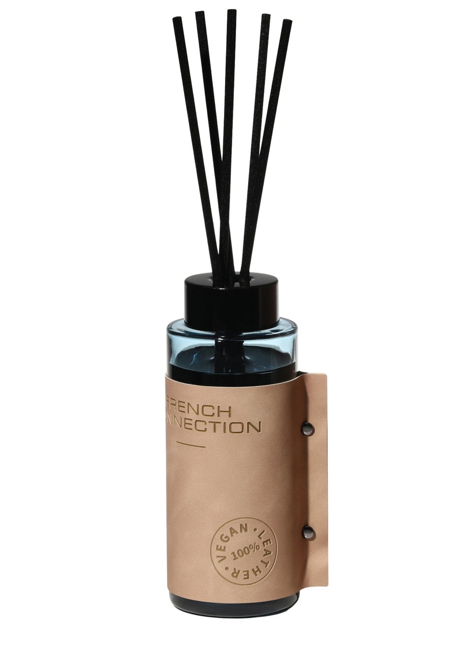 French Connection Reed Diffuser 180ml Leather Range Blue Autumn Nights (8 Reeds)