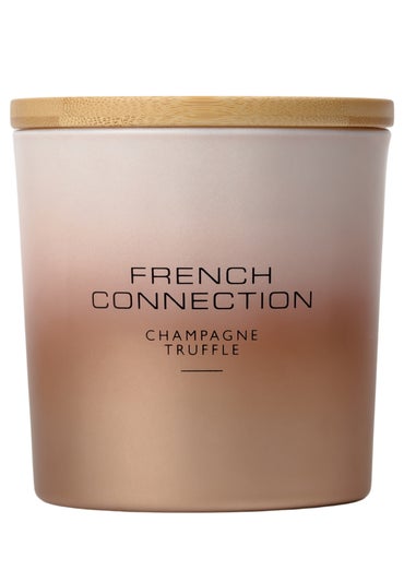 French Connection Large Scented Candle 322G Copper Ombre Champagne Truffle