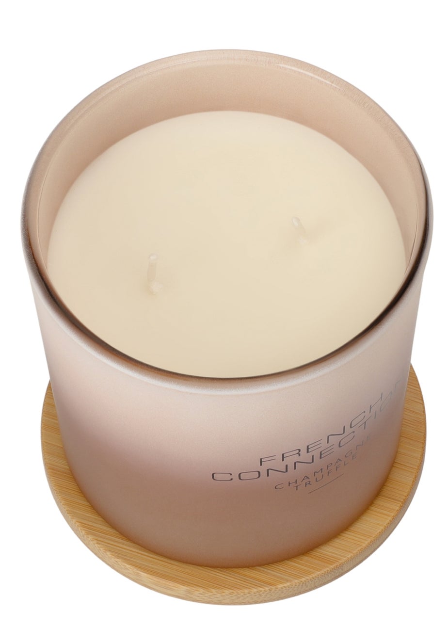 French Connection Large Scented Candle 322G Copper Ombre Champagne Truffle