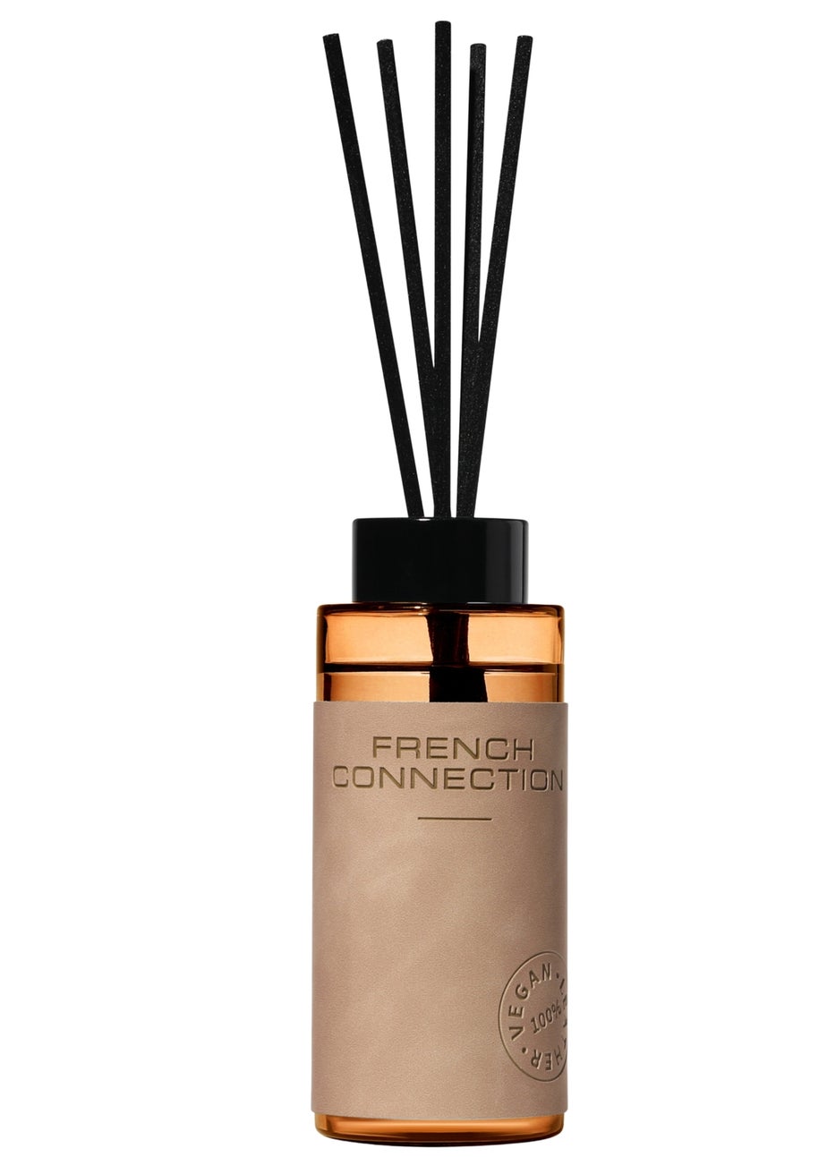 French Connection Leather Range Orange Diffuser Bergamot & Amberwood 180ML (5 Reeds)