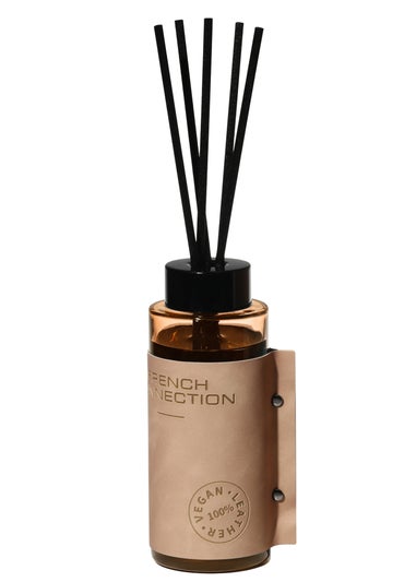 French Connection Leather Range Orange Diffuser Bergamot & Amberwood 180ML (5 Reeds)