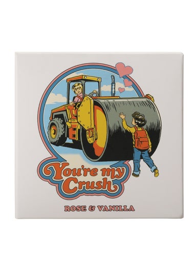 Steven Rhodes Scented Candle White Stay Positive Blue Mug Citrus & Sea Salt