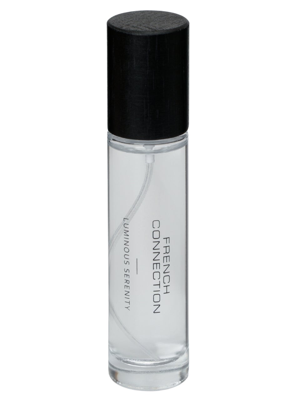 French Connection Black Wooden surround Luminous Serenity Room Spray 100ml