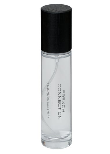 French Connection Black Wooden surround Luminous Serenity Room Spray 100ml
