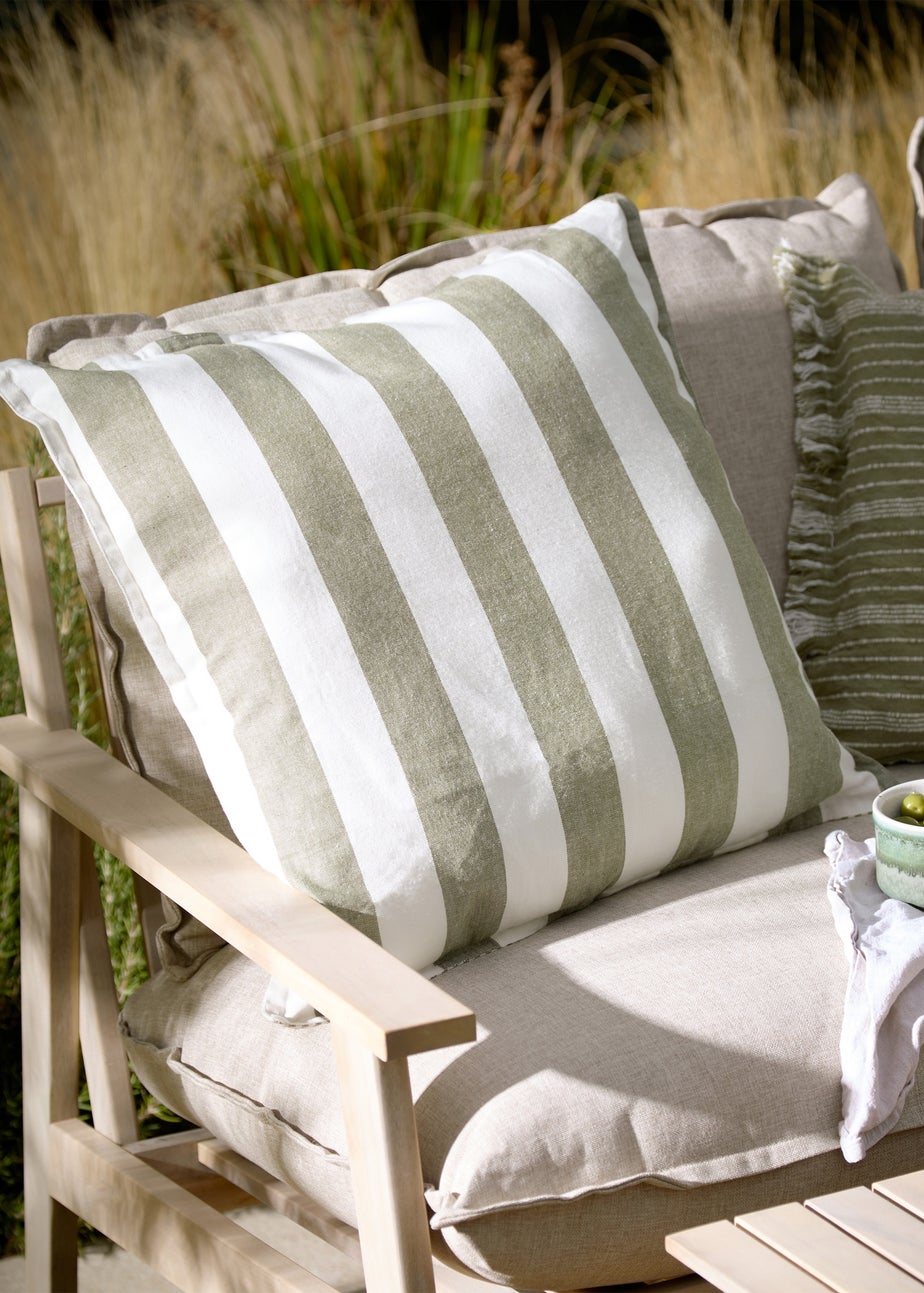 Yard Hayle Lichen 100% Cotton Outdoor Cushion (50 x 50cm)