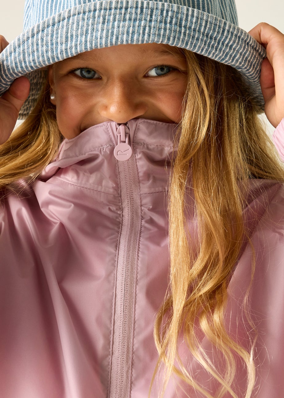 Regatta Powder Lilac Pack-It III Waterproof Jacket With Isolite Technology (2-13 Years)