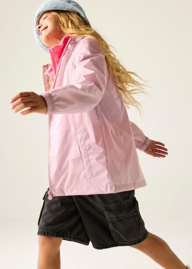 Regatta Powder Lilac Pack-It III Waterproof Jacket With Isolite Technology (2-13 Years)