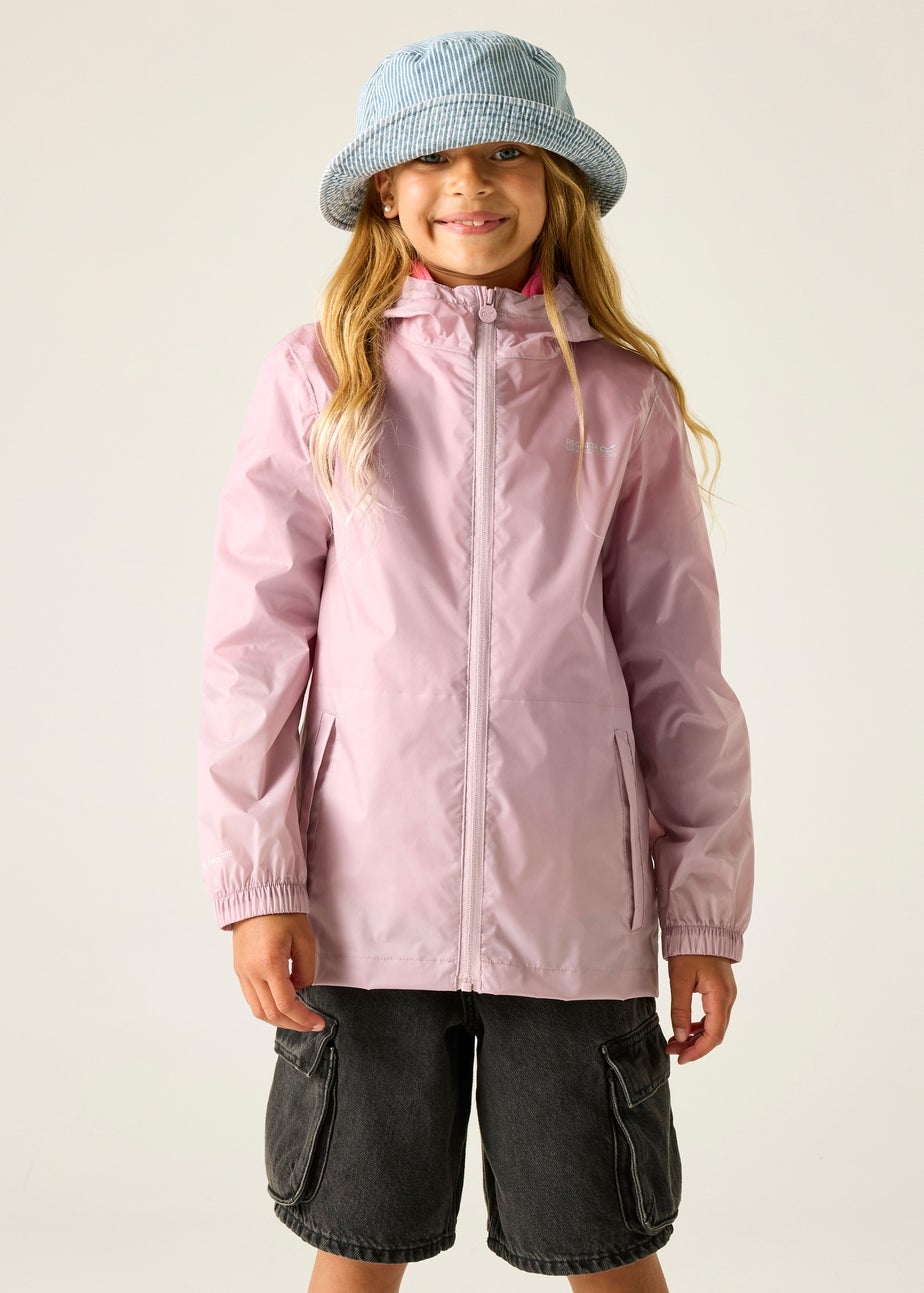 Regatta Powder Lilac Pack-It III Waterproof Jacket With Isolite Technology (2-13 Years)