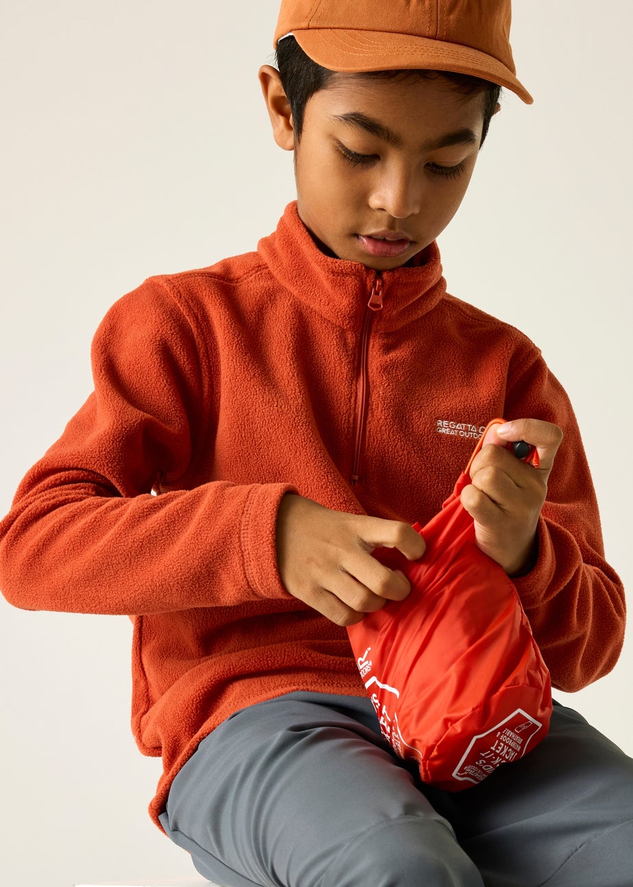 Regatta Rusty Orange Pack-It III Waterproof Jacket With Isolite Technology (2-13 Years)