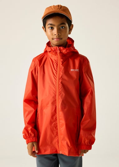Regatta Rusty Orange Pack-It III Waterproof Jacket With Isolite Technology (2-13 Years)