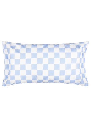 Furn Fruits Lemons Gingham Check Outdoor Cushion (45 x 45cm)