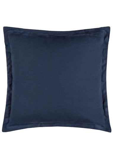 Yard Holmfirth Canvas Navy Outdoor Cushion (45 x 45cm)