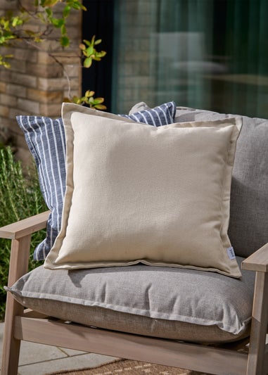 Yard Holmfirth Canvas Natural Outdoor Cushion (45 x 45cm)