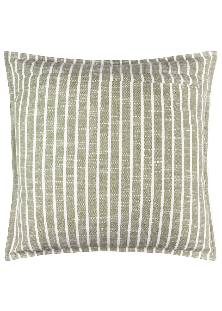 Yard Hessle Stripe Eucalyptus Outdoor Cushion (45 x 45cm)