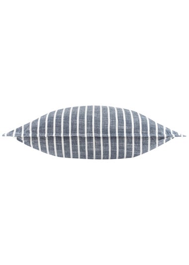 Yard Hessle Stripe Navy Outdoor Cushion (45 x 45cm)
