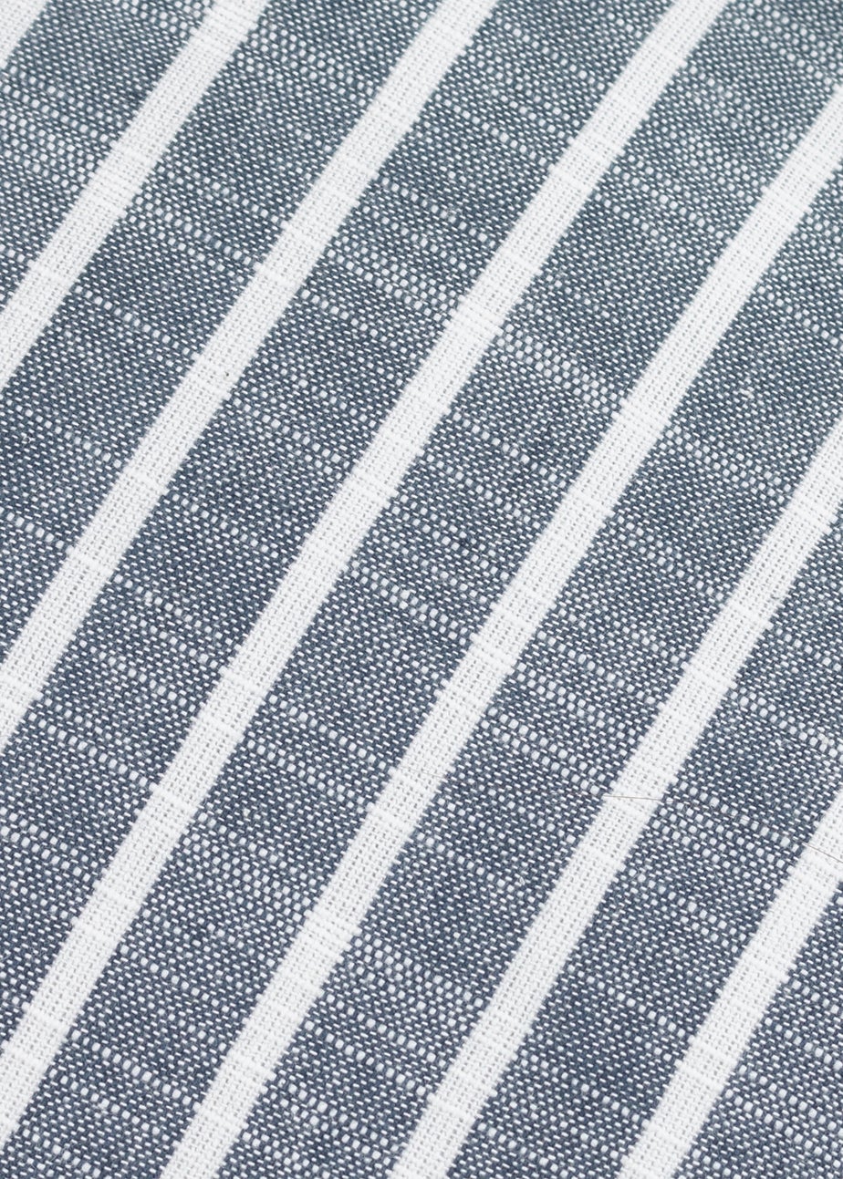 Yard Hessle Stripe Navy Outdoor Cushion (45 x 45cm)