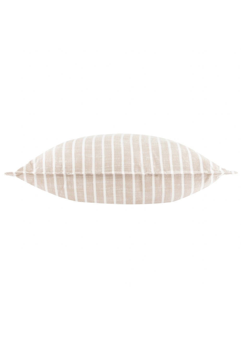 Yard Hessle Stripe Natural Outdoor Cushion (45 x 45cm)