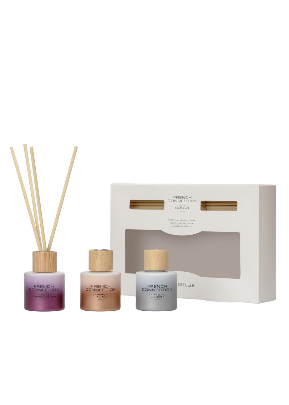 French Connection Reed Diffuser Giftset 3x50ML Multi French Connection Ombre Collection