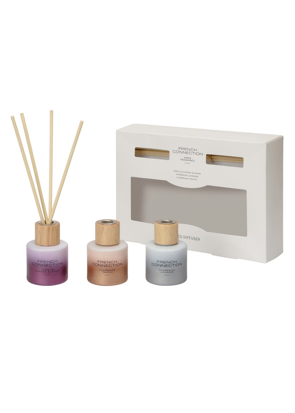 French Connection Reed Diffuser Giftset 3x50ML Multi French Connection Ombre Collection