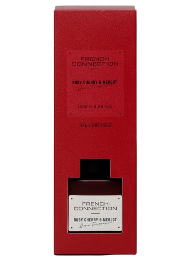 French Connection Red Square Range Cherry & Merlot 100ml Reed Diffuser