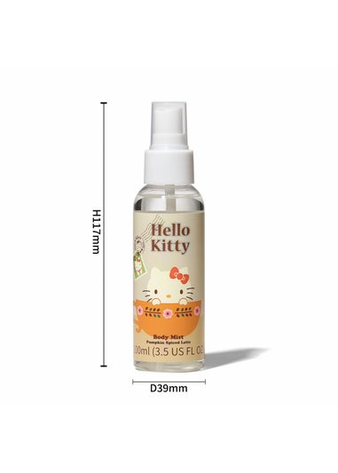 Hello Kitty Pumpkin Spiced Latte Yellow Body Mist 100ml