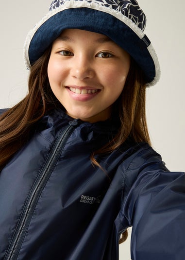 Regatta Navy Lever Waterproof Jacket With Isolite Technology (3-13 Years)