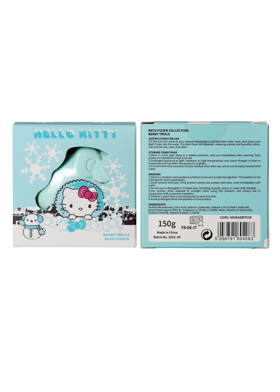 Hello Kitty Berry Triffle Scent Blue Bath Fizzer 150g