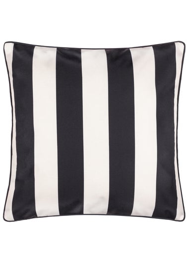 Furn Tropical Bloom Black Outdoor Cushion (45 x 45cm)