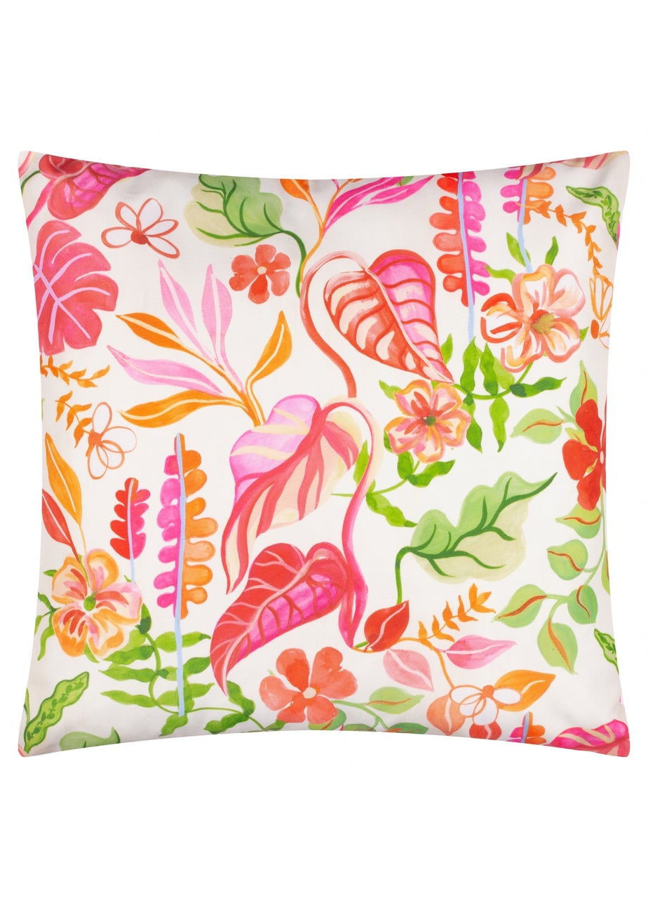 Furn Tropical Bloom Natural Outdoor Cushion (45 x 45cm)