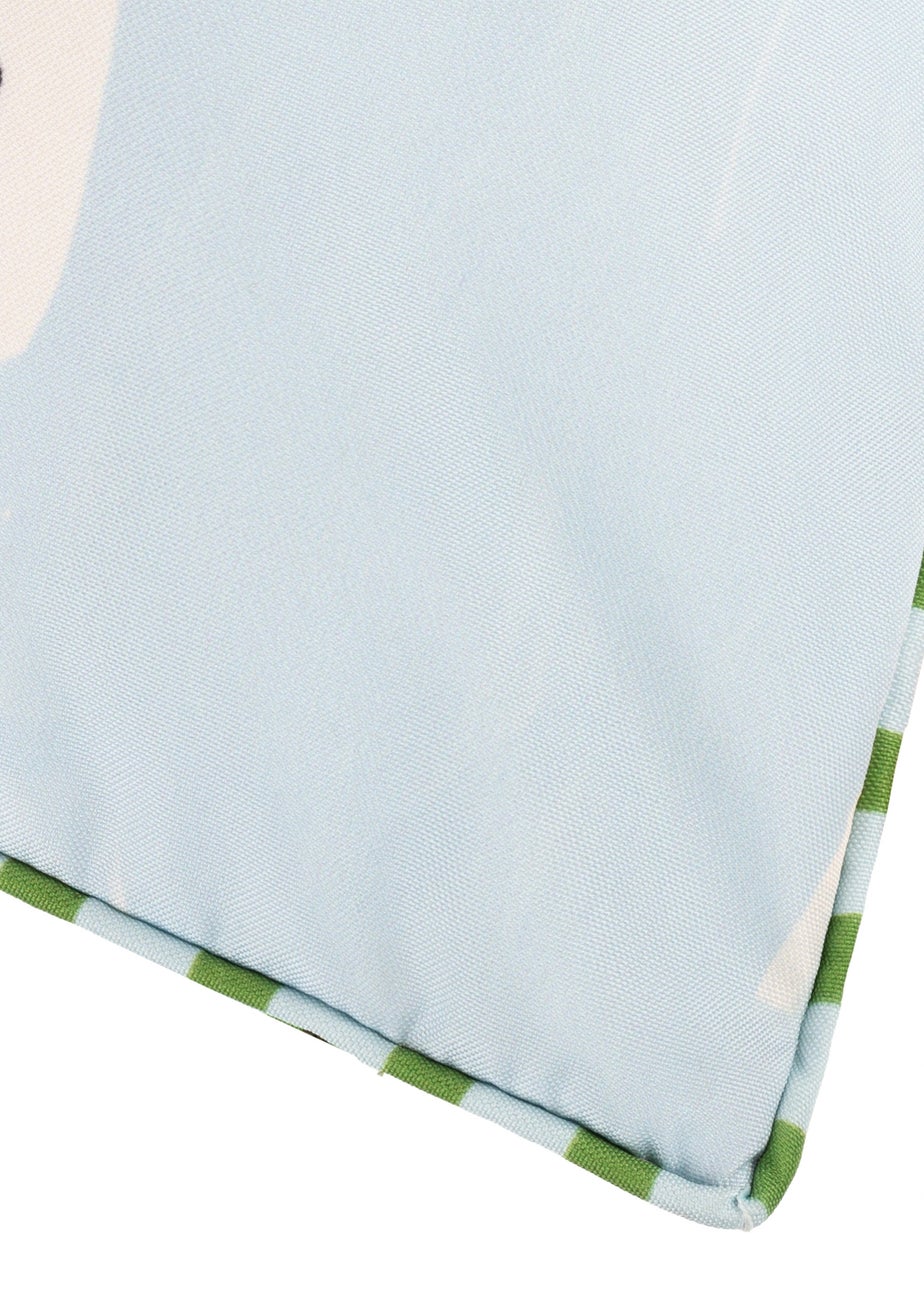 Furn Mediterranean Olive Olive/Blue Outdoor Cushion (45 x 45cm)