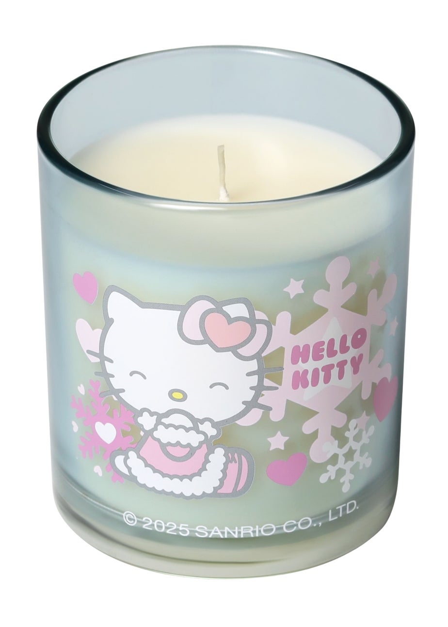 Hello Kitty Frosted Berries Scented Grey Candle 213g 1 Wick with 3D Silicone Lid