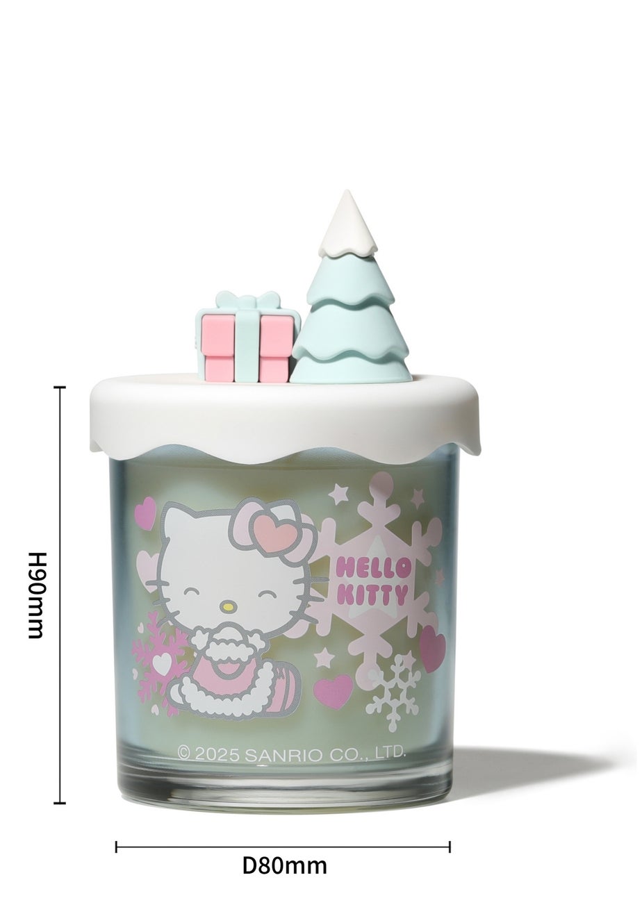 Hello Kitty Frosted Berries Scented Grey Candle 213g 1 Wick with 3D Silicone Lid