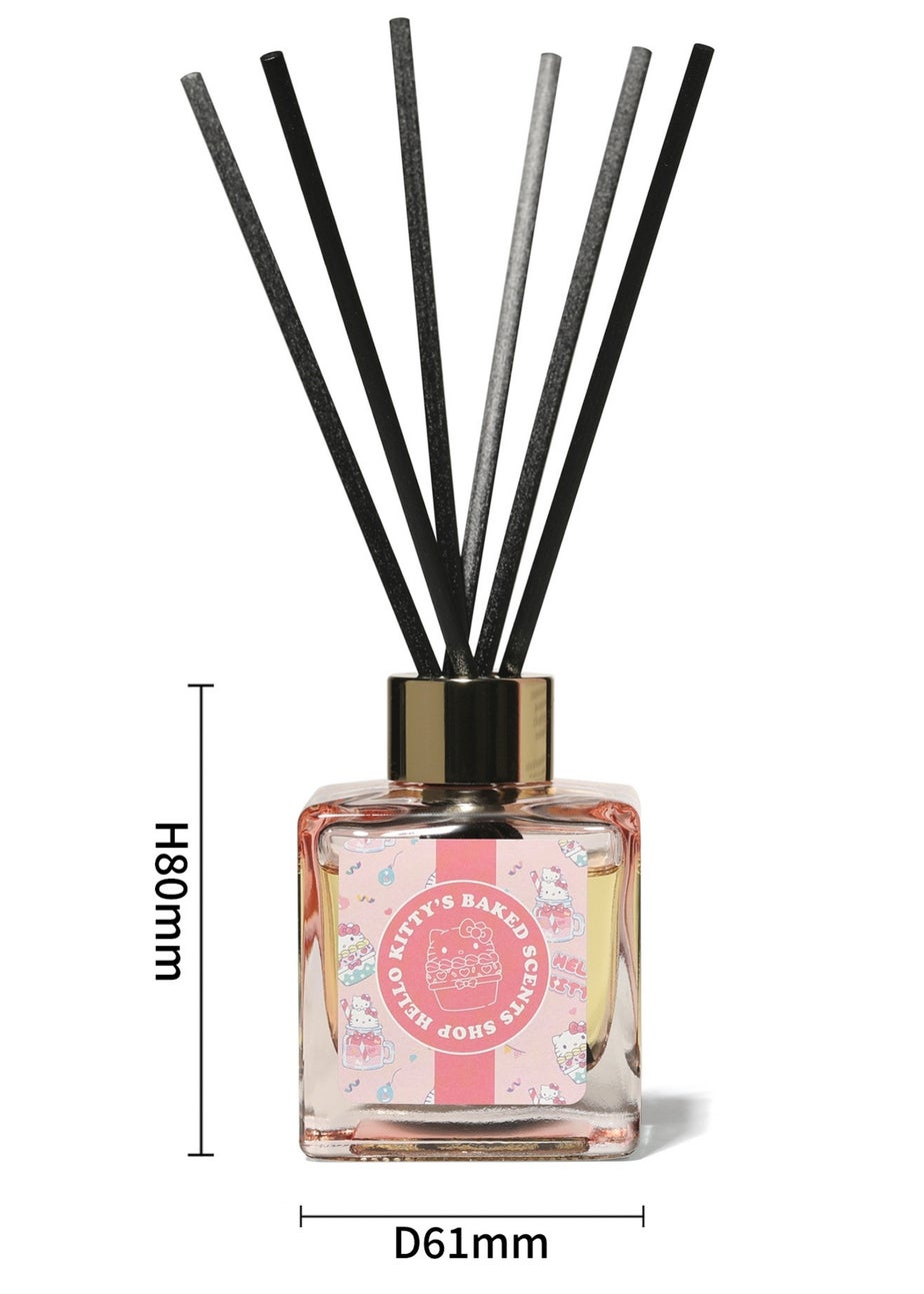 Hello Kitty Bakery Strawberry Cupcake Scented 100ml Pink Reed Diffuser
