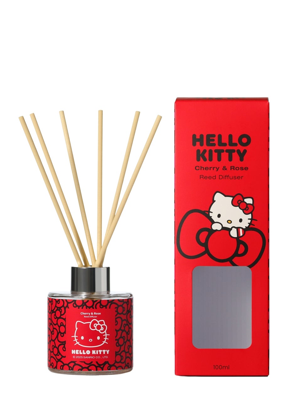 Hello Kitty Cherry & Rose 100ML Red Reed Diffuser