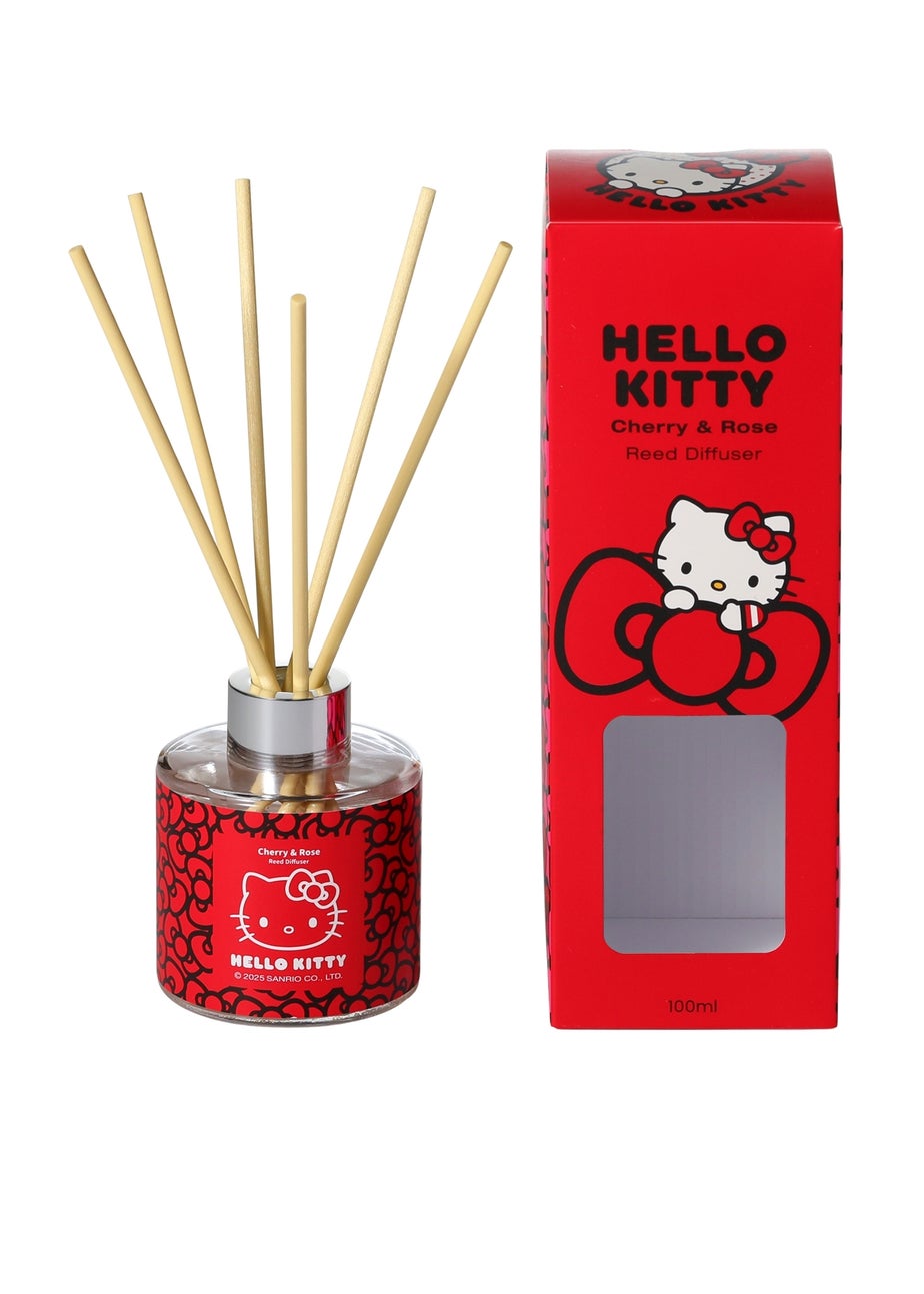 Hello Kitty Cherry & Rose 100ML Red Reed Diffuser
