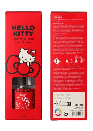 Hello Kitty Cherry & Rose 100ML Red Reed Diffuser