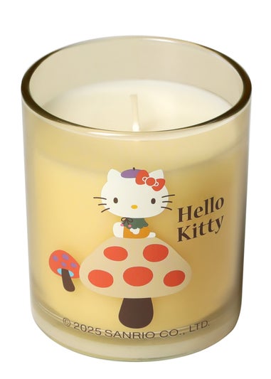 Hello Kitty Vanilla Creme Brulee Scented Brown Candle 213g 1 Wick with 3D Silicone Lid