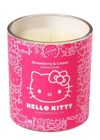 Hello Kitty Strawberry & Cream Scented Pink Candle 213g 1 Wick