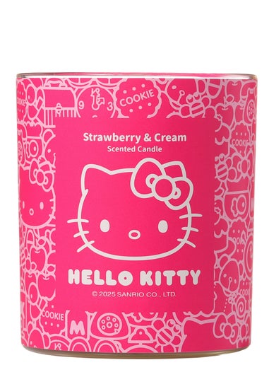 Hello Kitty Strawberry & Cream Scented Pink Candle 213g 1 Wick